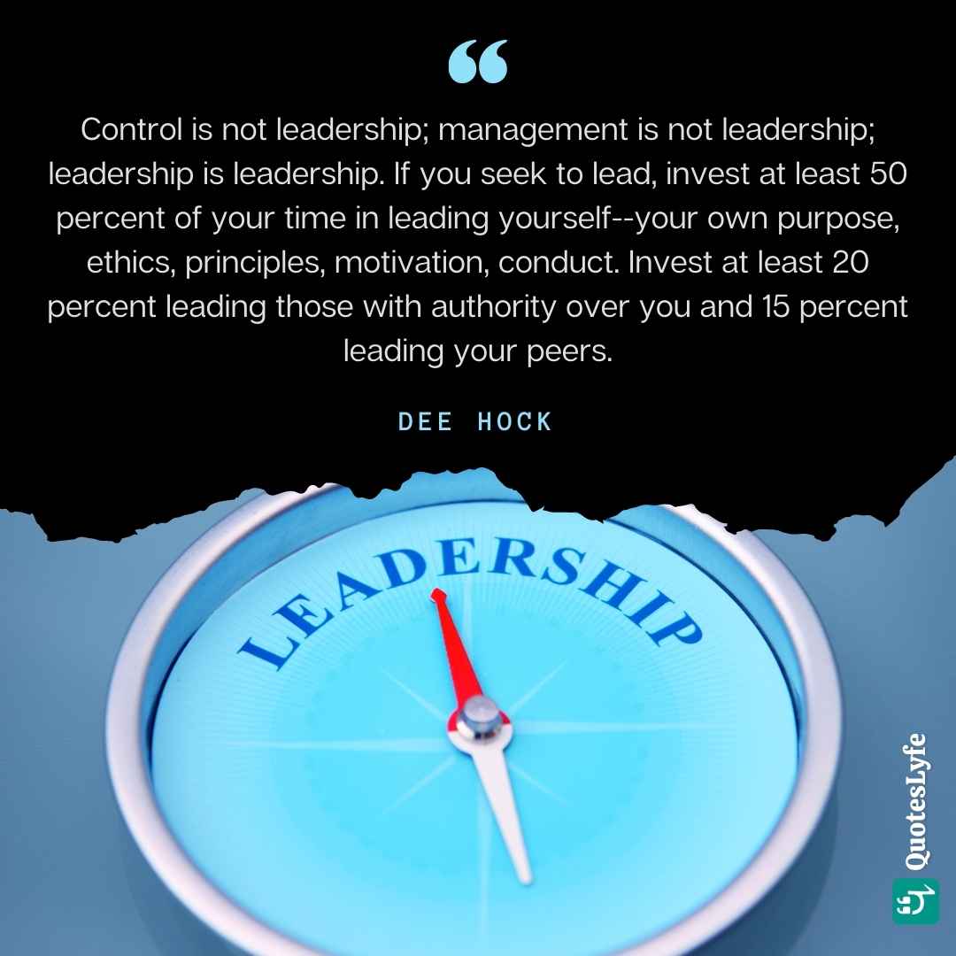 Dee Hock leadership quotes