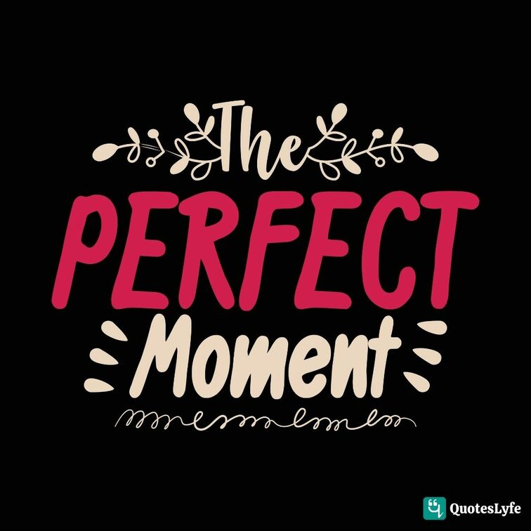 perfect moment quote
