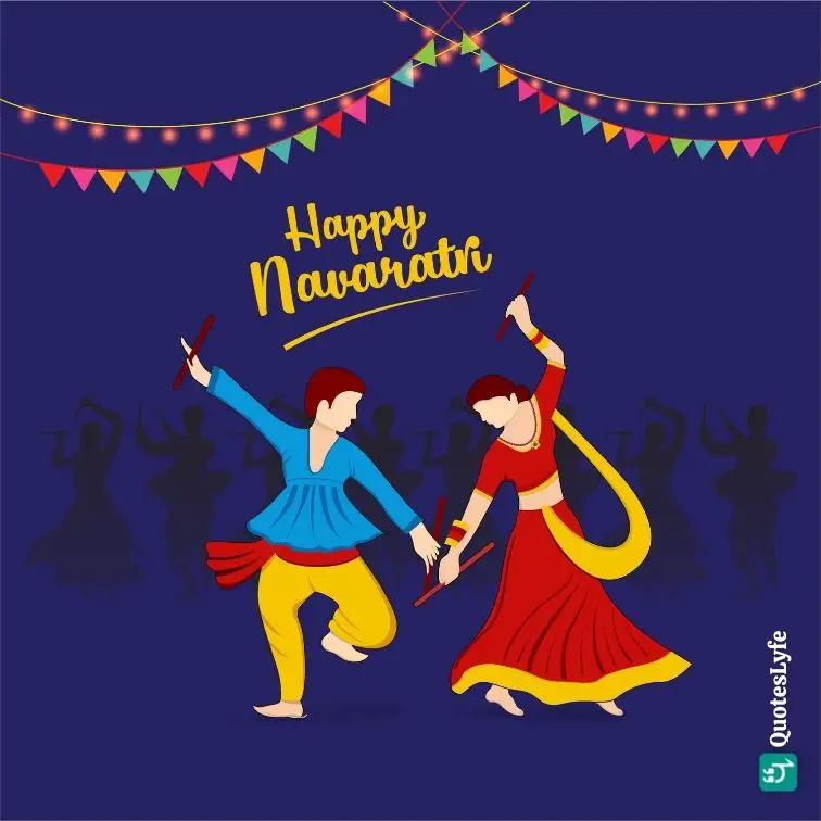 Happy Navratri Greeting Cards