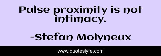 Pulse proximity is not intimacy.