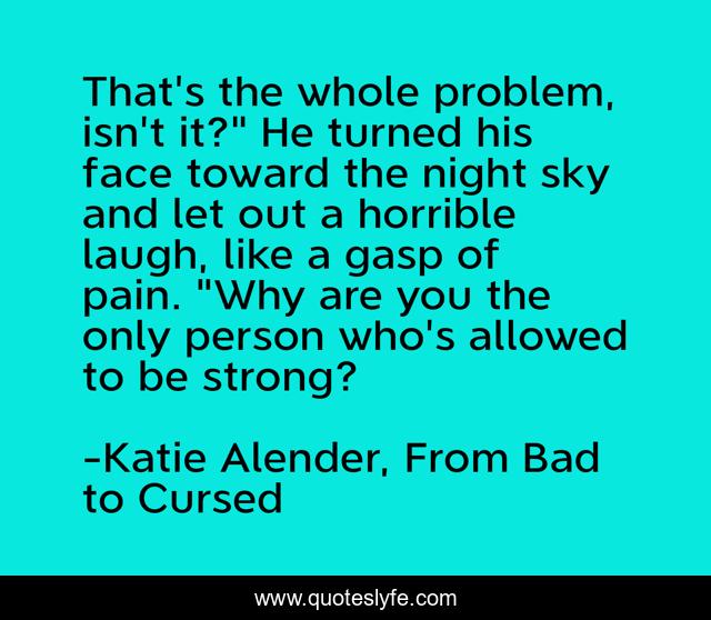 That's the whole problem, isn't it?