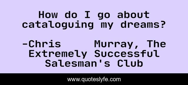 How do I go about cataloguing my dreams?