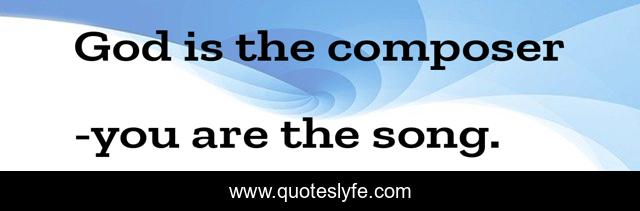 God is the composer