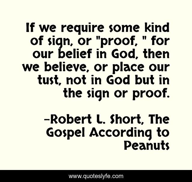 If we require some kind of sign, or 