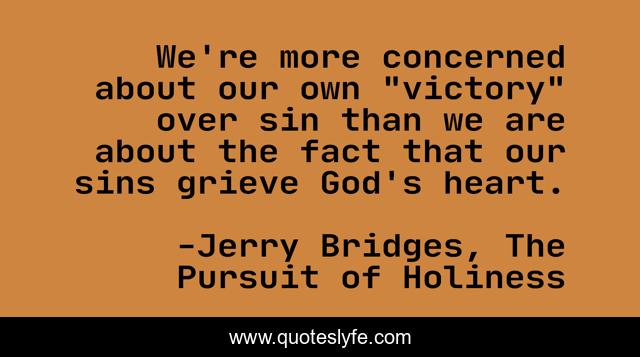 We're more concerned about our own 