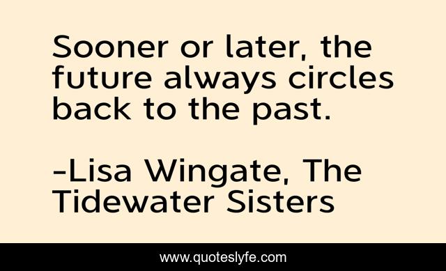 Sooner or later, the future always circles back to the past.