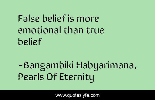 False belief is more emotional than true belief