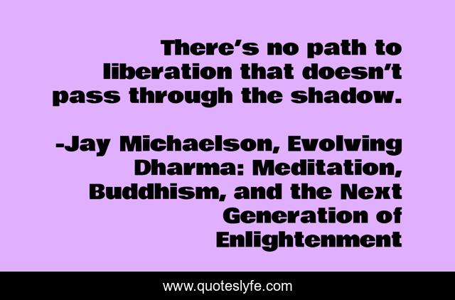 There’s no path to liberation that doesn’t pass through the shadow.