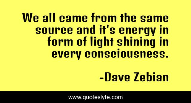 We all came from the same source and it's energy in form of light shining in every consciousness.