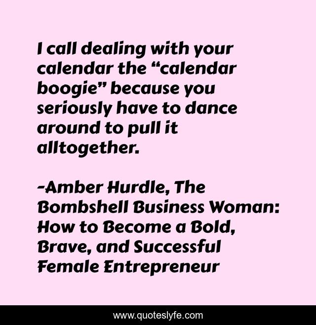 I call dealing with your calendar the “calendar boogie” because you seriously have to dance around to pull it alltogether.