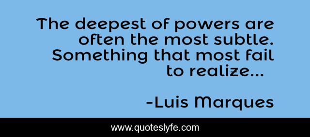 The deepest of powers are often the most subtle. Something that most fail to realize... ☥