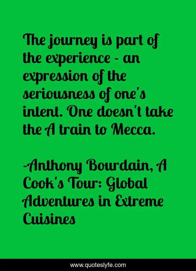 The journey is part of the experience - an expression of the seriousness of one's intent. One doesn't take the A train to Mecca.