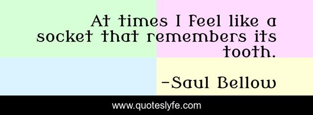 At times I feel like a socket that remembers its tooth.