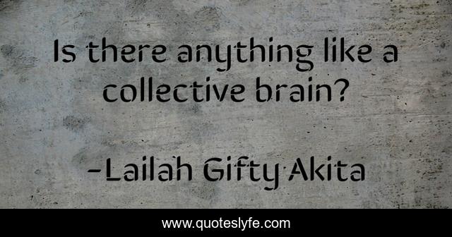 Is there anything like a collective brain?