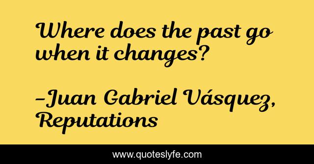Where does the past go when it changes?