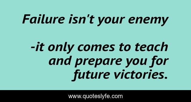 Failure isn't your enemy