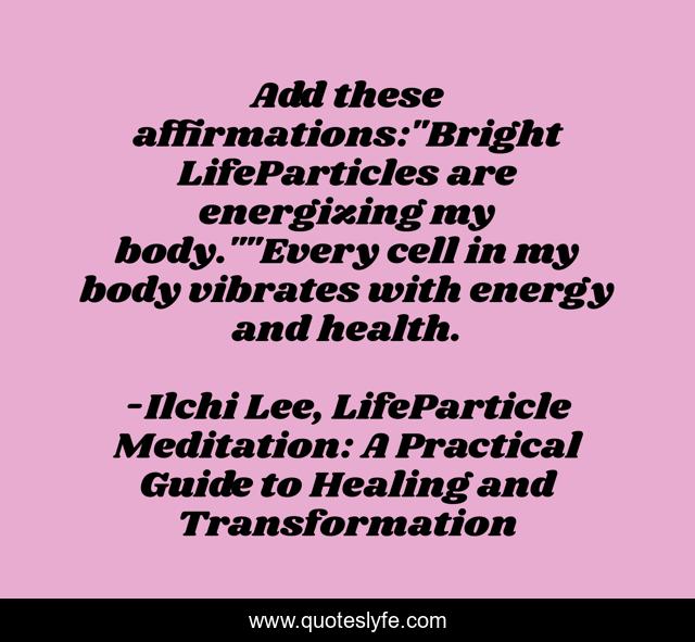 Add these affirmations:
