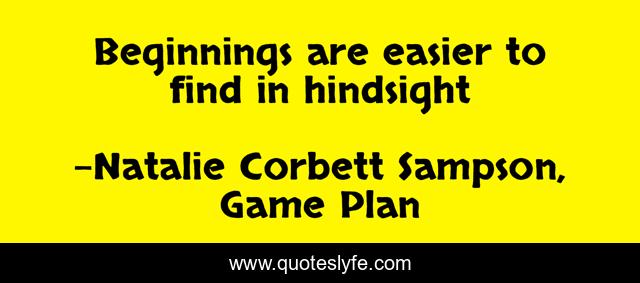 Beginnings are easier to find in hindsight