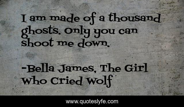 I am made of a thousand ghosts. Only you can shoot me down.