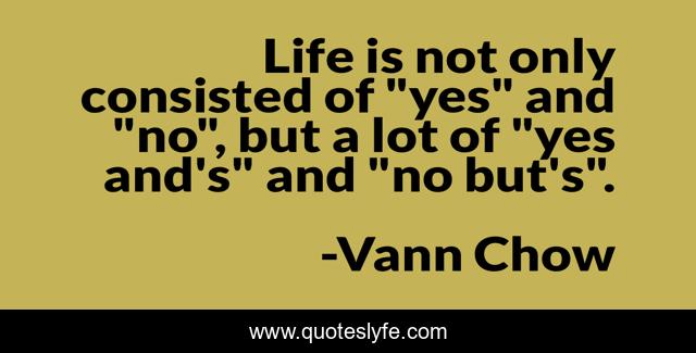 Life is not only consisted of 