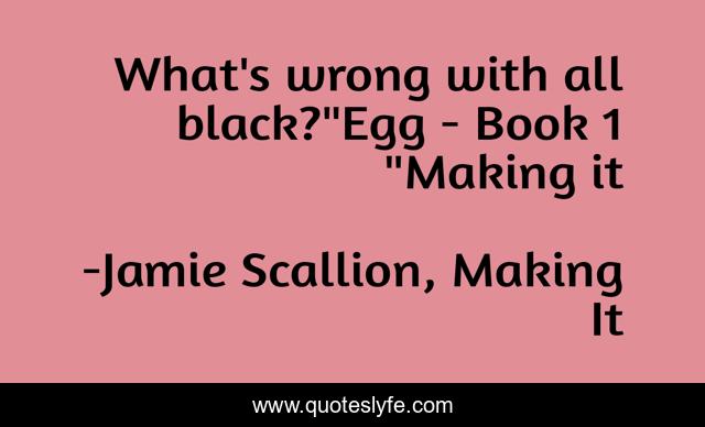 What's wrong with all black?