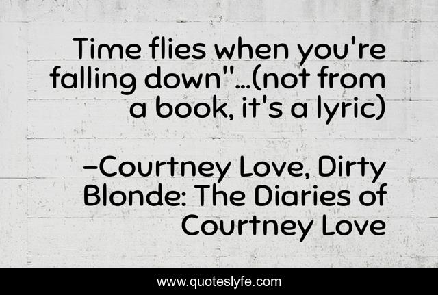 Time flies when you're falling down