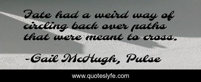 Fate had a weird way of circling back over paths that were meant to cross.