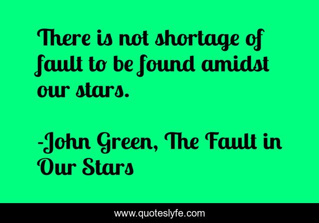 There is not shortage of fault to be found amidst our stars.