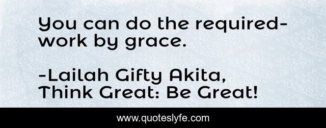 You can do the required-work by grace.