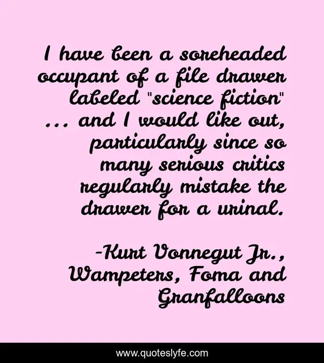 I have been a soreheaded occupant of a file drawer labeled 