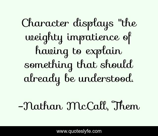 Character displays 