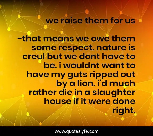 we raise them for us