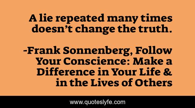 A lie repeated many times doesn’t change the truth.