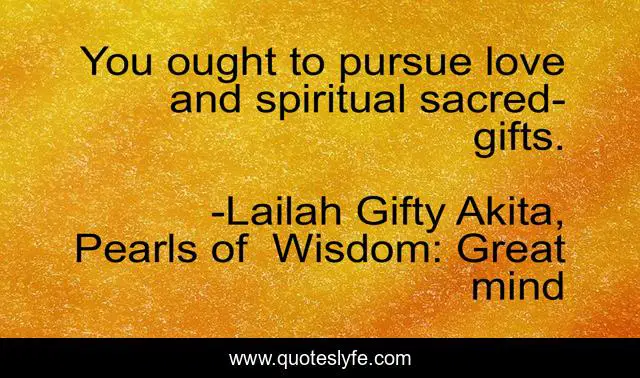 You ought to pursue love and spiritual sacred-gifts.