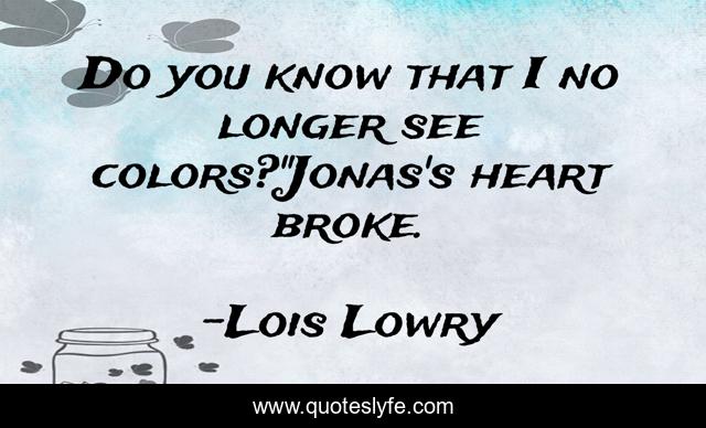 Do you know that I no longer see colors?