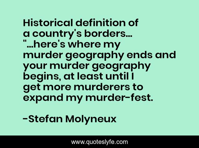 Historical definition of a country's borders... 