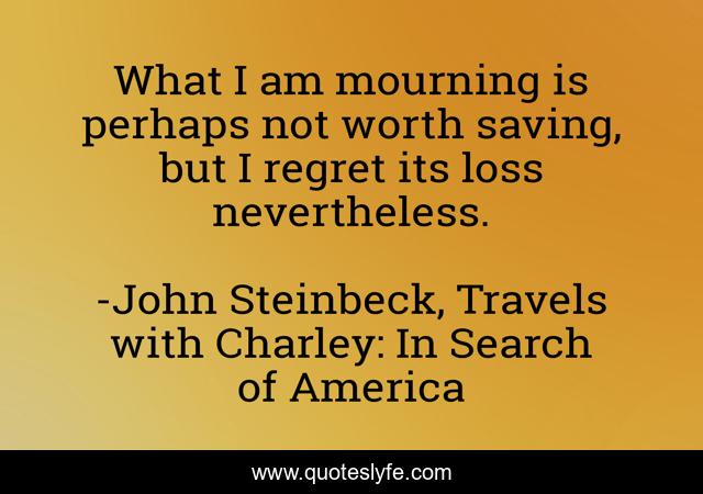 What I am mourning is perhaps not worth saving, but I regret its loss nevertheless.