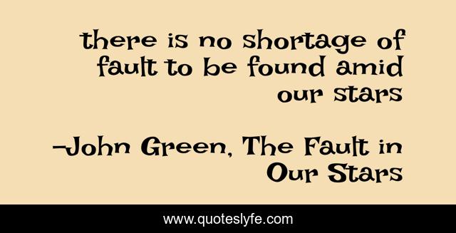 there is no shortage of fault to be found amid our stars