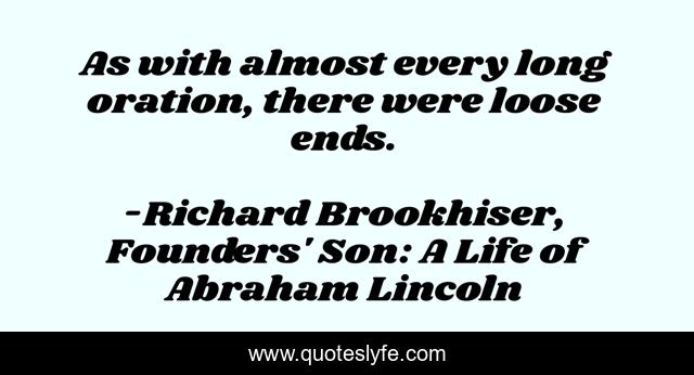 As with almost every long oration, there were loose ends.