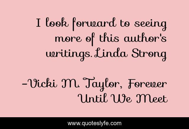 I look forward to seeing more of this author's writings. Linda Strong