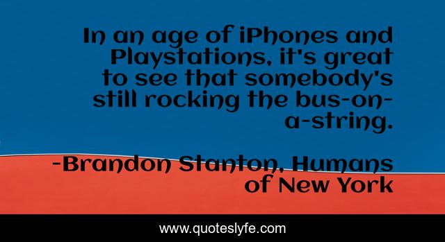 In an age of iPhones and Playstations, it's great to see that somebody's still rocking the bus-on-a-string.