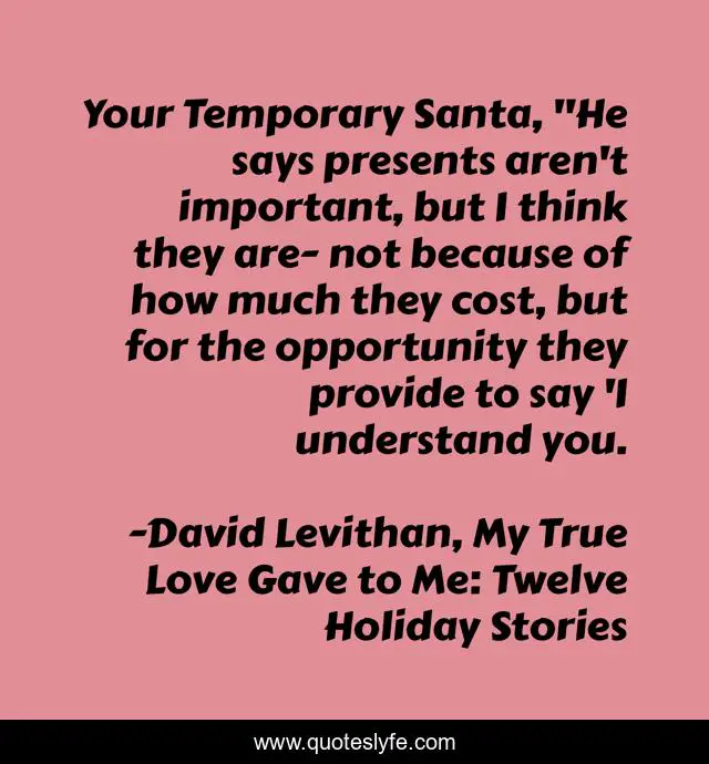 Your Temporary Santa, 