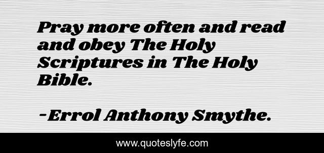 Pray more often and read and obey The Holy Scriptures in The Holy Bible.