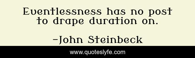 Eventlessness has no post to drape duration on.