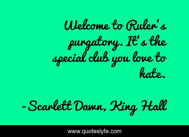 Welcome to Ruler’s purgatory. It’s the special club you love to hate.