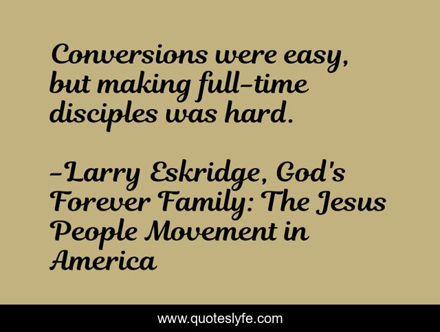 Conversions were easy, but making full-time disciples was hard.