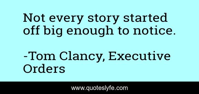Not every story started off big enough to notice.