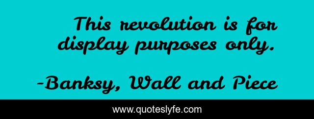 This revolution is for display purposes only.