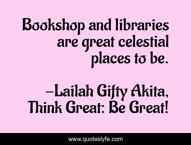 Bookshop and libraries are great celestial places to be.