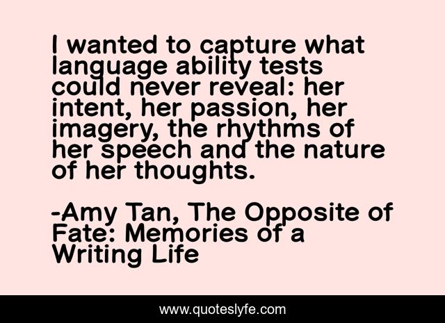 I wanted to capture what language ability tests could never reveal: her intent, her passion, her imagery, the rhythms of her speech and the nature of her thoughts.